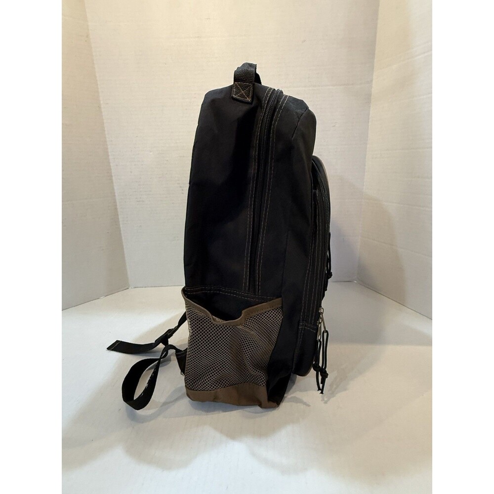 Vintage High Trails Hiking Backpack Brown Black Front Cargo Pockets Outdoor Pack - Picture 13 of 16